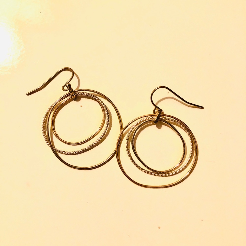 2 sets of Anthropologie Hoop Earrings